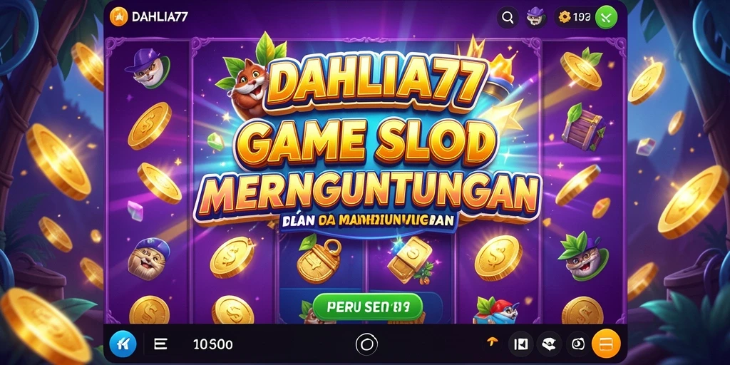 Tampilan gameplay Slot yang menarik dan seru di DAHLIA77.