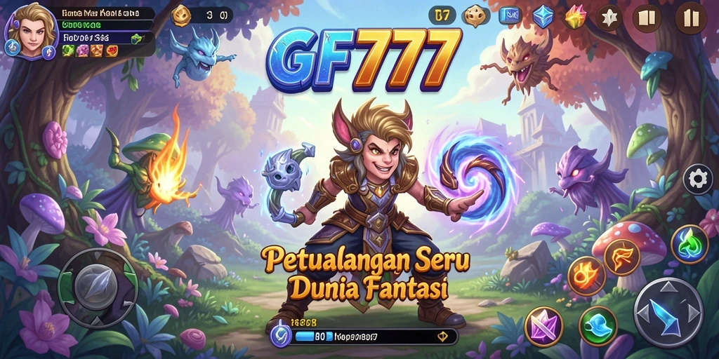 Screenshot gameplay GF777 yang menampilkan aksi petualangan seru.