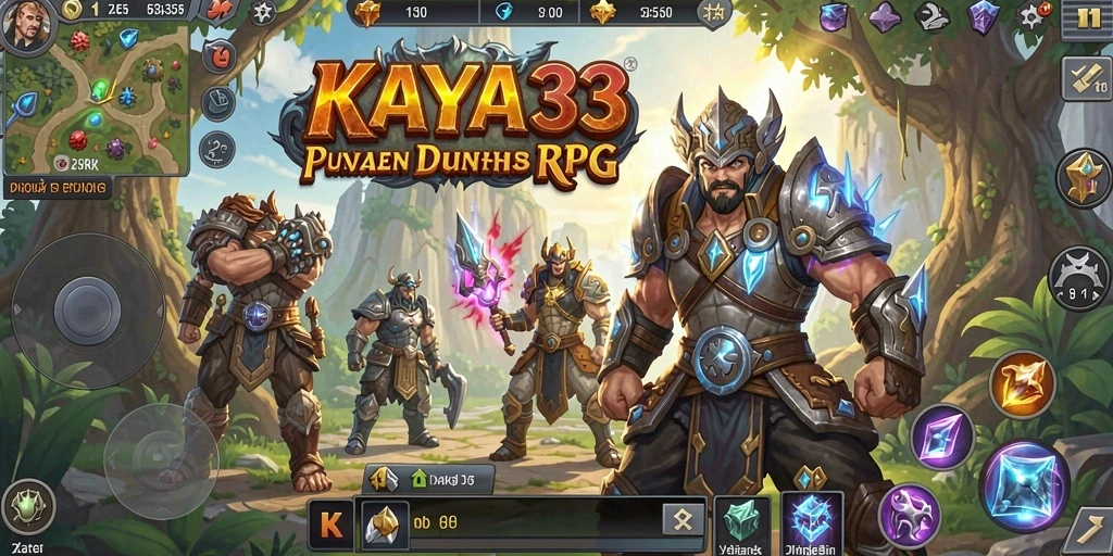 Tampilan menarik dari gameplay RPG KAYA33 yang penuh aksi.