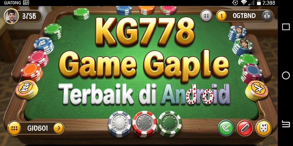 Tampilan gameplay Gaple yang menakjubkan dan seru.