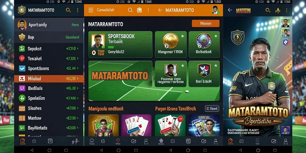 Tampilan menarik dari gameplay Sportsbook di MATARAMTOTO.