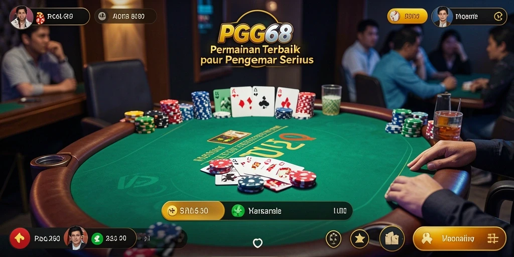 Screenshot menampilkan pengalaman bermain Poker yang seru.