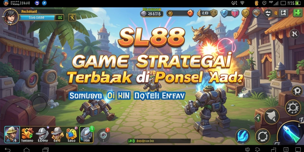 Tangkapan layar utama SL888 yang menunjukkan aksi pertempuran seru.
