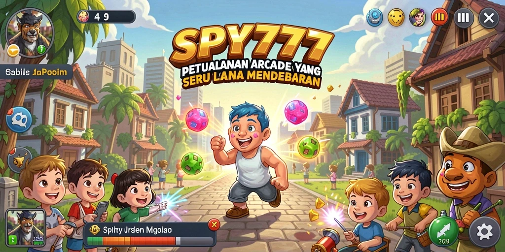 Screenshot SPY77 menampilkan aksi gameplay Arcade yang mengasyikkan.