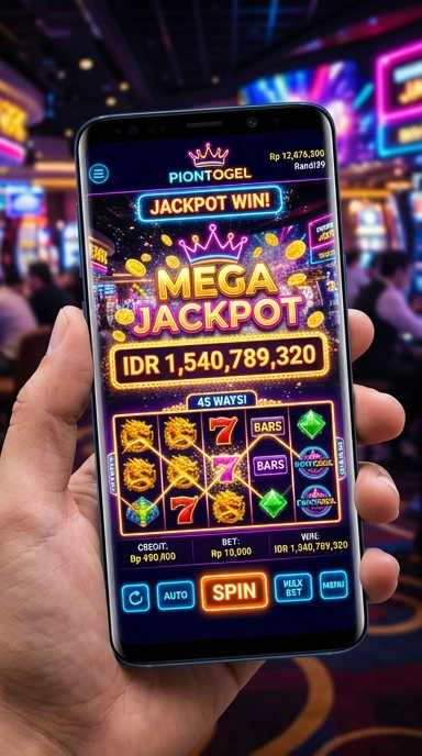 Pengunduhan aplikasi di Piontogel yang cepat dan efisien.